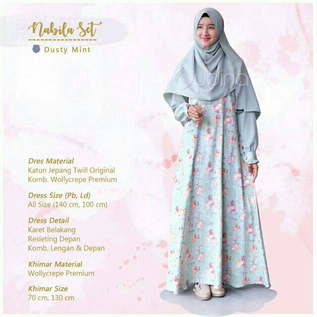 GAMIS NABILA SET ORI BY AUDINA