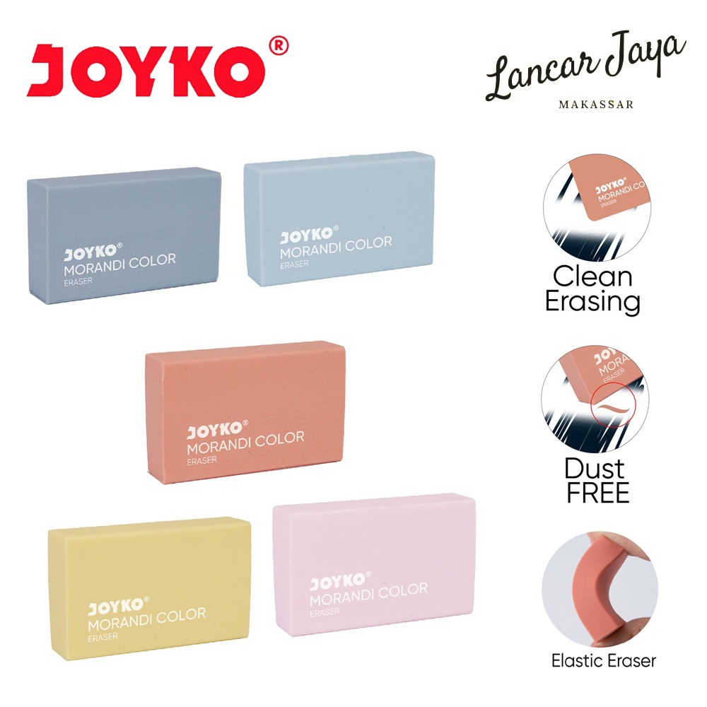 

[ 1 PCS ] Penghapus Eraser Joyko ER-120 Warna Morandi Color