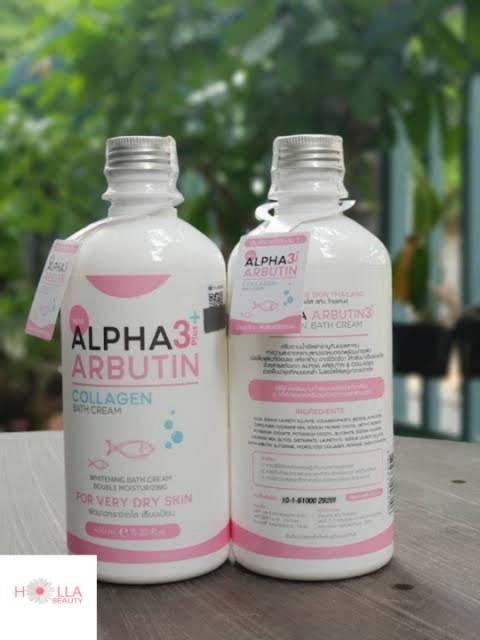 PAKET 4 in 1 ALPHA ARBUTIN 3 PLUS COLLAGEN SET 2 WHITENING , SET PEMUTIH BADAN / HANDBODY LOTION