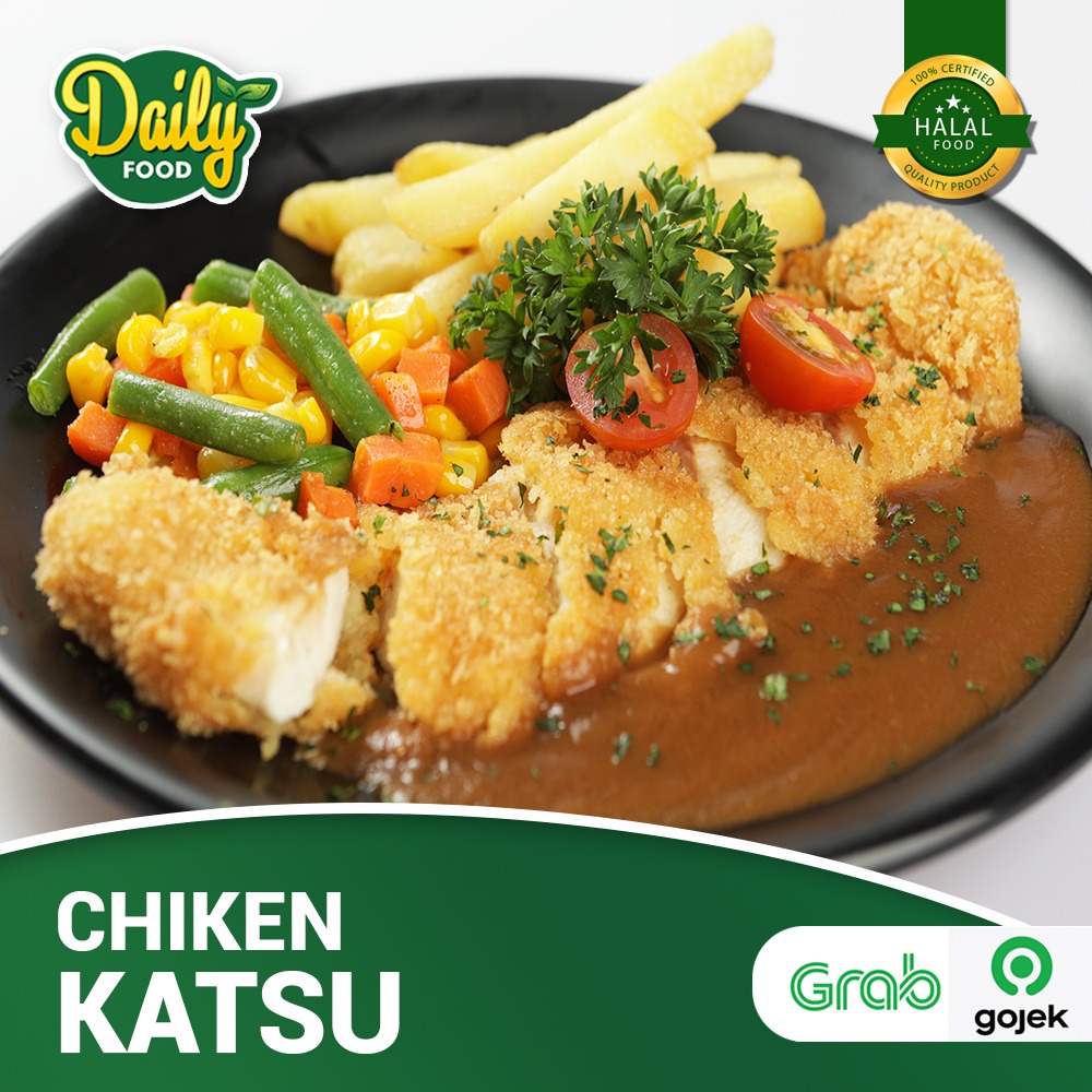 

CHICKEN KATSU FROZEN HEALTHY DAILY FOOD - MAKANAN BEKU TANPA PENGAWET DAN MSG