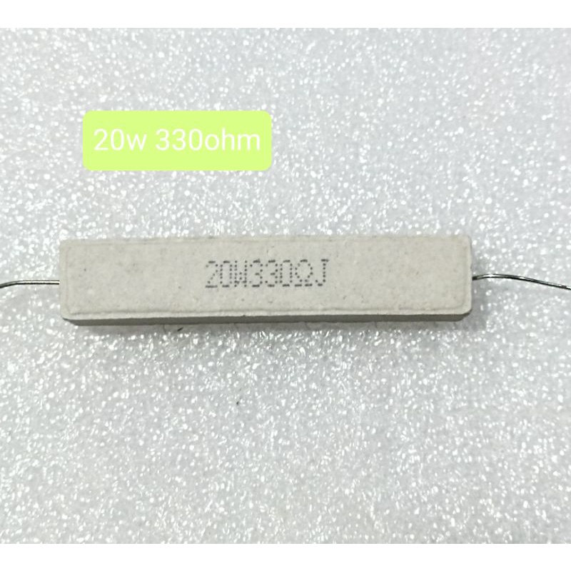 RESISTOR KAPUR 20W 330OHM 20WATT 330 OHM 20 WATT 330 OHM