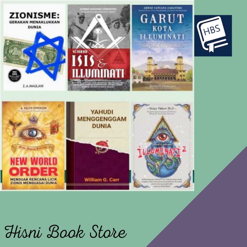 Jual Seri Konspirasi Dunia (ISIS, ZIONIS, NEW WORLD ORDER, YAHUDI