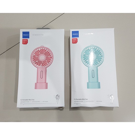 Kipas Mini Fan ROCK F2 Portable Mini Fan Kipas Original100%asli