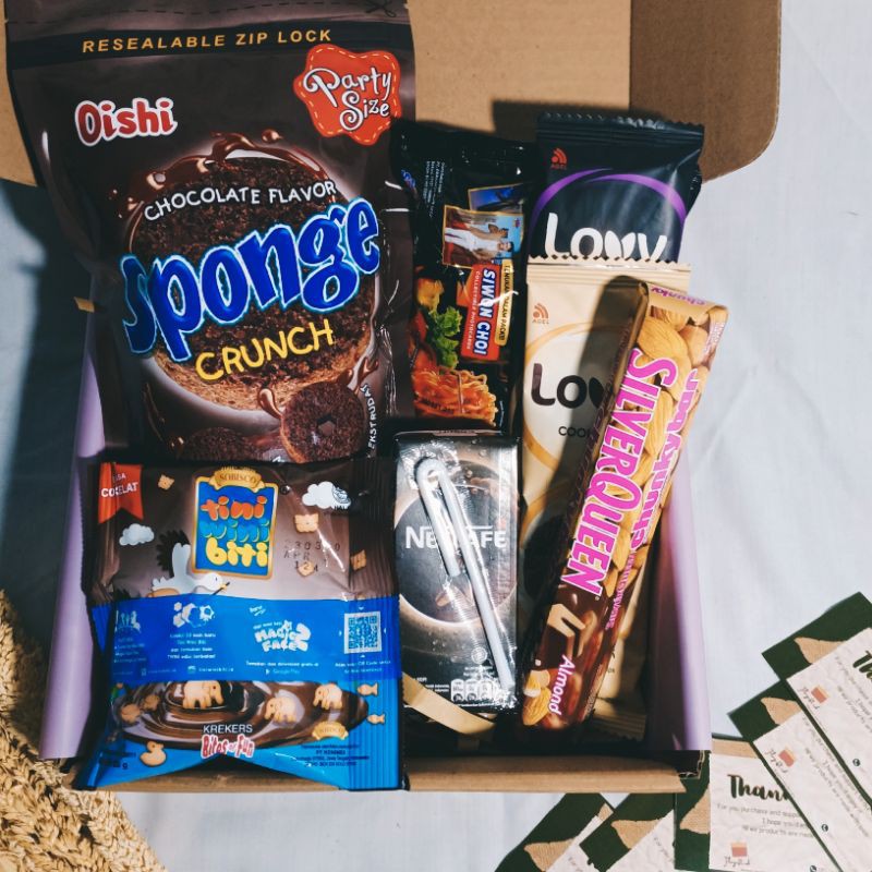 

SNACK BOX/ KADO WISUDA ULTAH ANNIVERSARY/ CEK DESKRIPSI