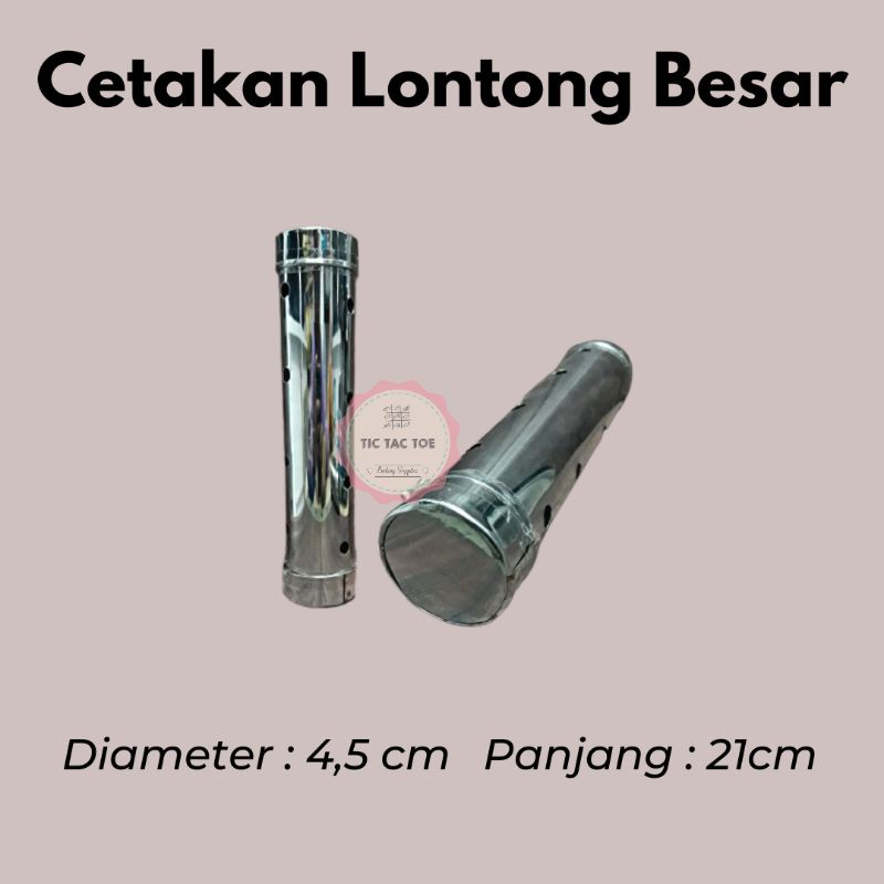 Cetakan Lontong Besar Stainless / Cetakan Lontong Besar / Cetakan Lontong