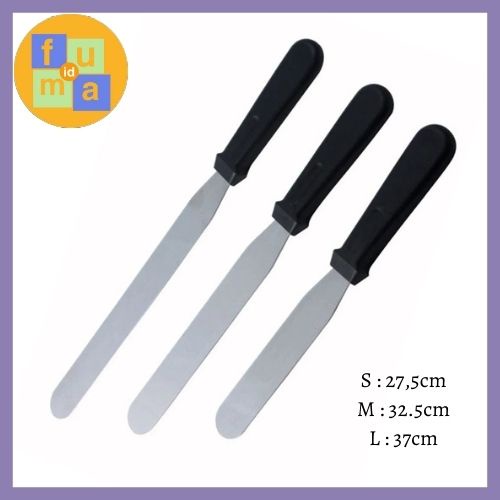 SPATULA POLES CAKE / BUTTER KNIFE CAKE / SPATULA DEKOR KUE / SPATULA STAINLESS BENGKOK &amp; LURUS