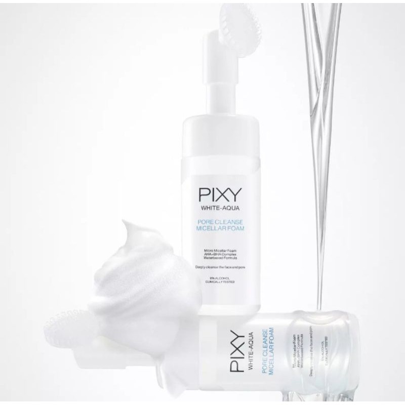 

pixy white aqua micelar foam