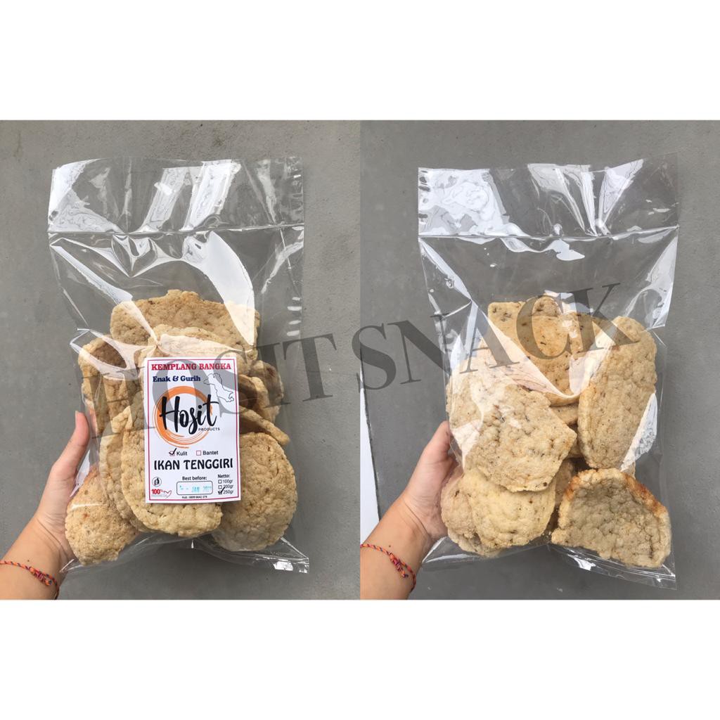 

Kemplang Bangka Goreng Kulit Ikan Tenggiri Cap HOSIT 250gr / Kerupuk Bangka