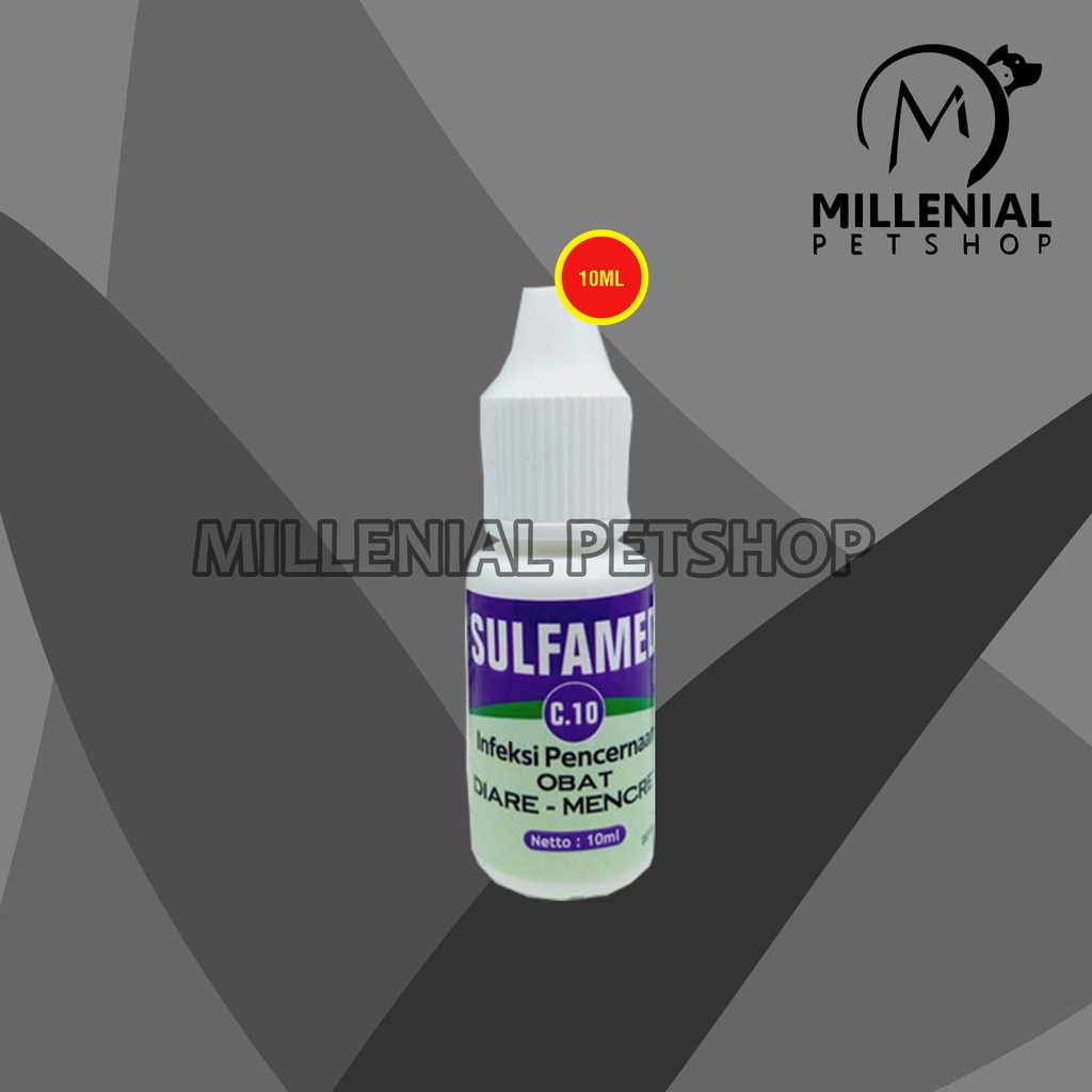 Sulfamed Obat Diare Mencret Kucing Anjing 10ML