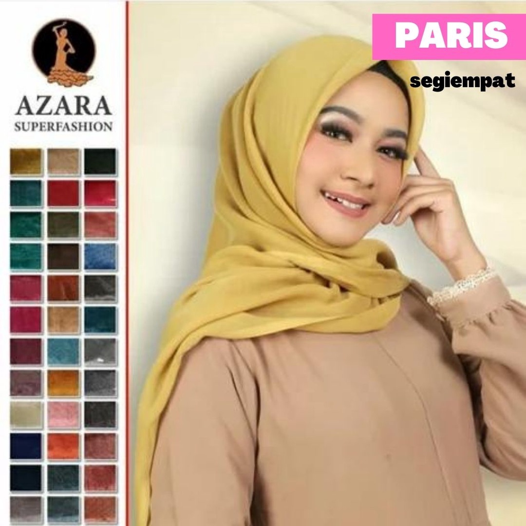 Jilbab Segi Empat Paris Azara Segi Empat Paris