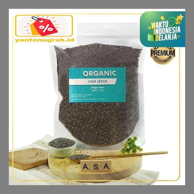 

S50Mkkar 1 Kg Organic Chia Seed Peru Dr05Ytd