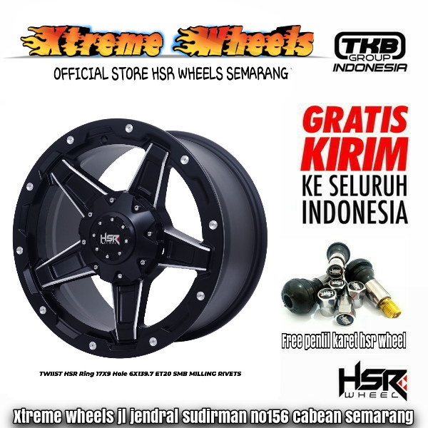 velg mobil pajero offroad ring 17 pnp fortuner hilux phanter triton