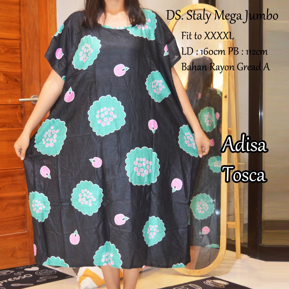 Daster Mega Jumbo Staly LD 160cm || Daster Jumbo Murah-Adisa Tosca A