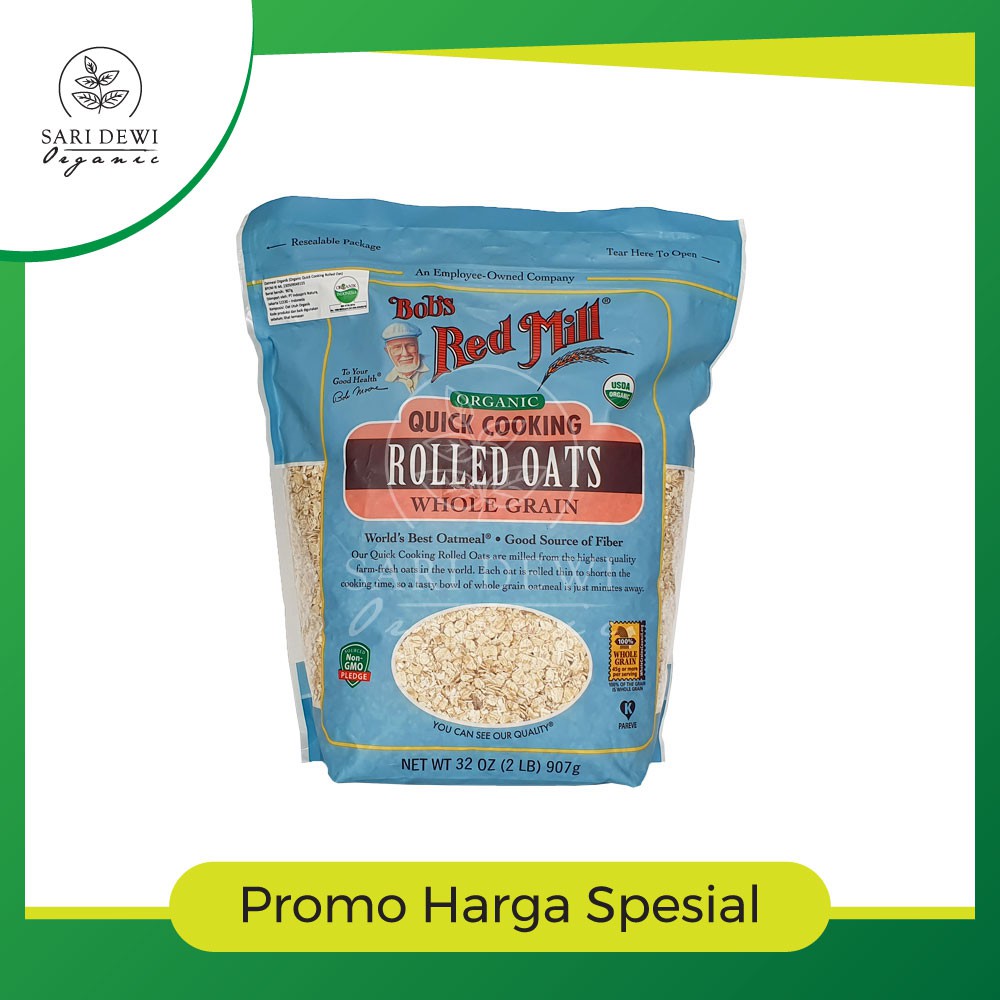 

BOB'S RED MILL GLUTEN FREE OLD FASHIONED ROLLED OAT 32 OZ (2LB) 907gr