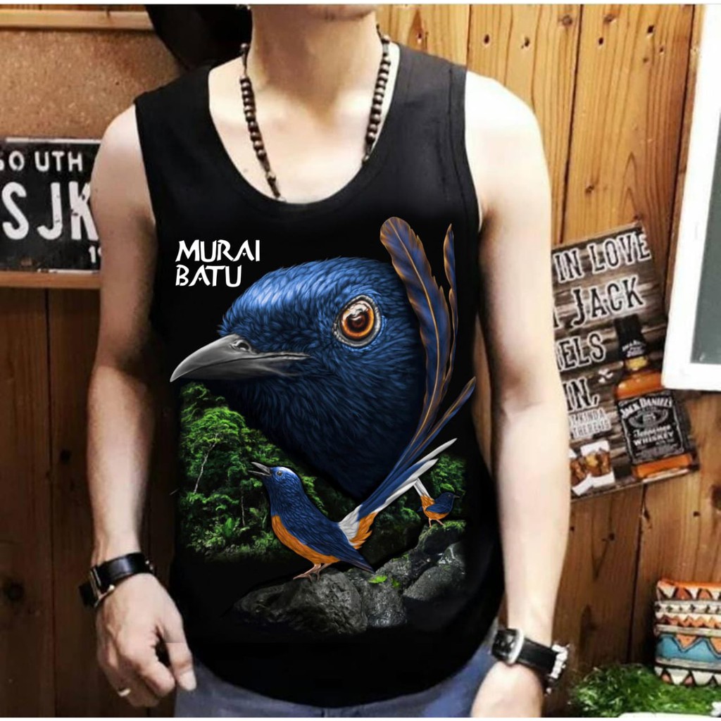 Shalch trendy singlet Lekbong Pria Murai Batu