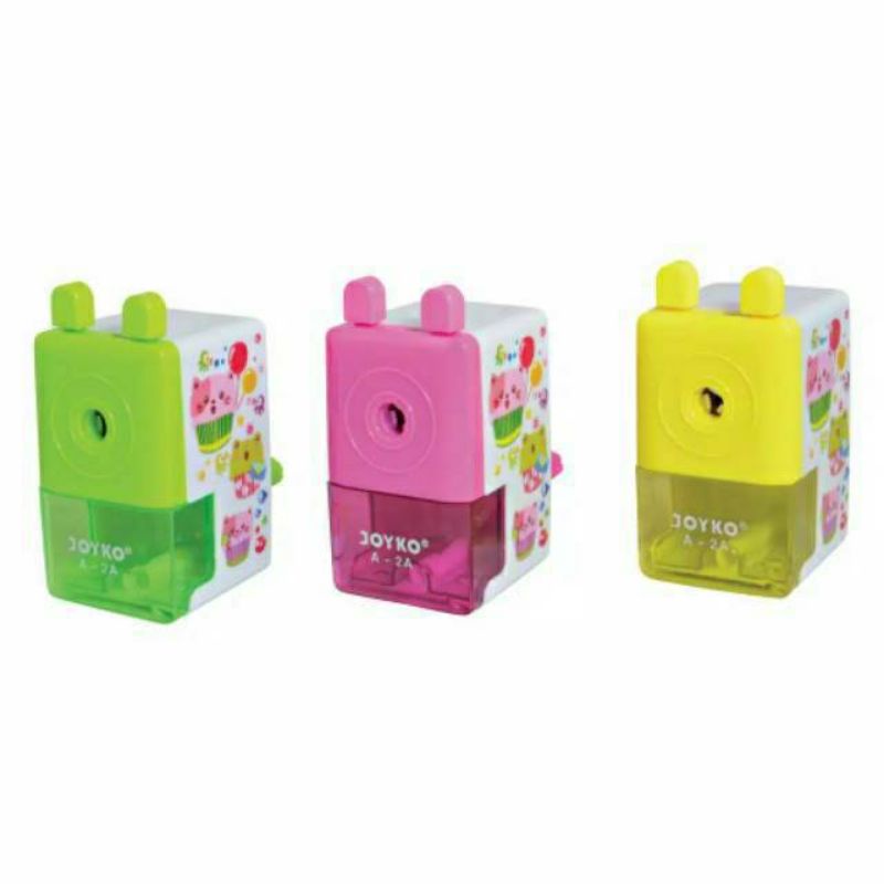 

Rautan Serutan Putar JOYKO Sharpener A2A Kotak Warna
