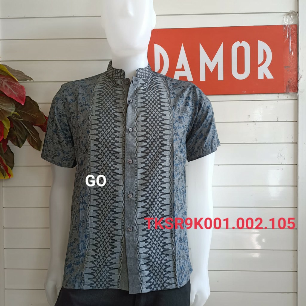 gos DAMOR By (CRESSIDA) KOKO REGULER Baju Muslim Koko Cowok Pakaian Pria Muslim Lengan Pendek