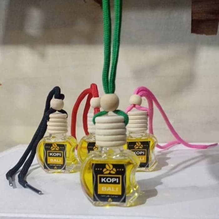 Parfum Kopi Bali Botol Kaca mobil Pengharum Pewangi mobil Gantung 10ml-2