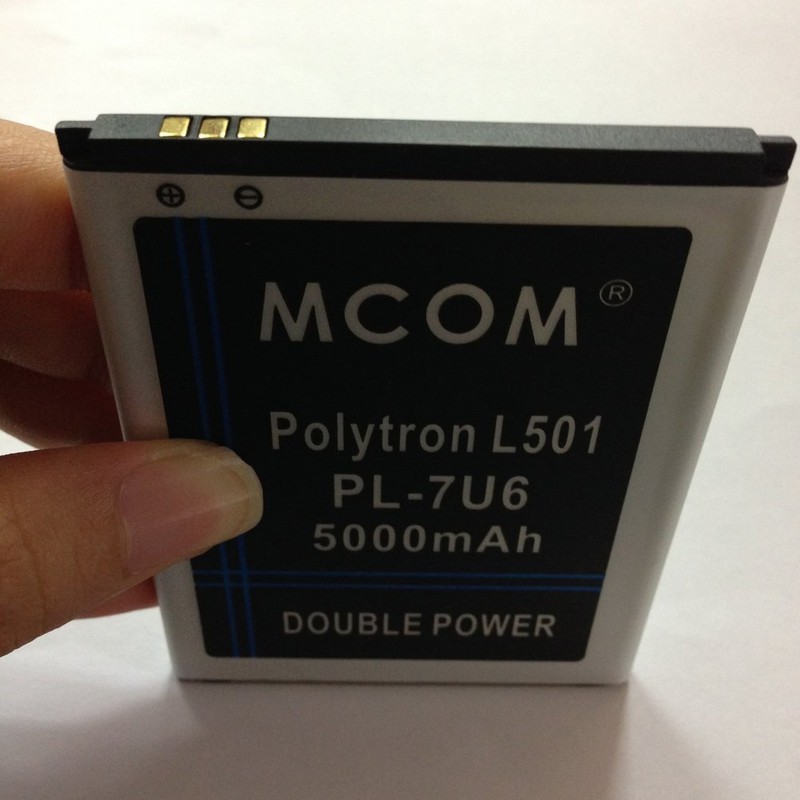 Battery Batre Baterai Double Power Mcom Polytron PL7U6 PL-7U6 L501 Rocket 4G Lte C1