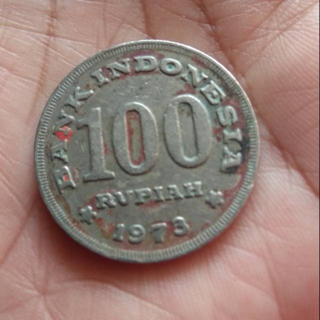 Uang Logam 100 rupiah 1973 tebal