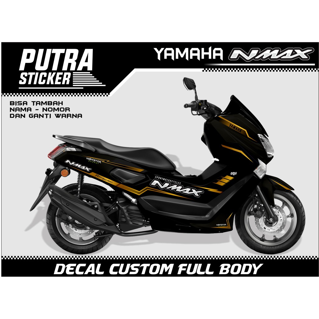 COD Decal Nmax Tahun 2012-2019 Full Body, stiker Nmax