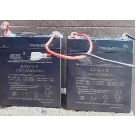 Baterai skuter anak elektrik- Hanya batre sepasang