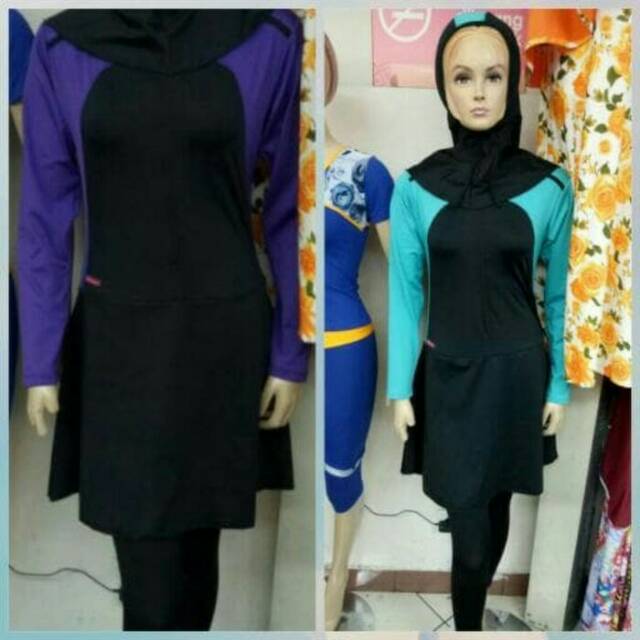 BAJU RENANG MUSLIMAH WANITA DEWASA MUSLIM BEN'S ORI ORIGINAL