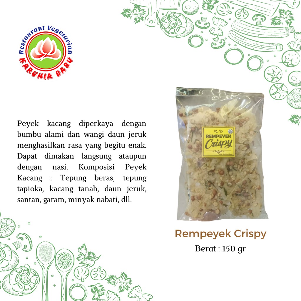 

Rempeyek Crispy 150 gr