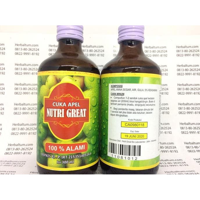 

Cuka Apel Nutrigreat
