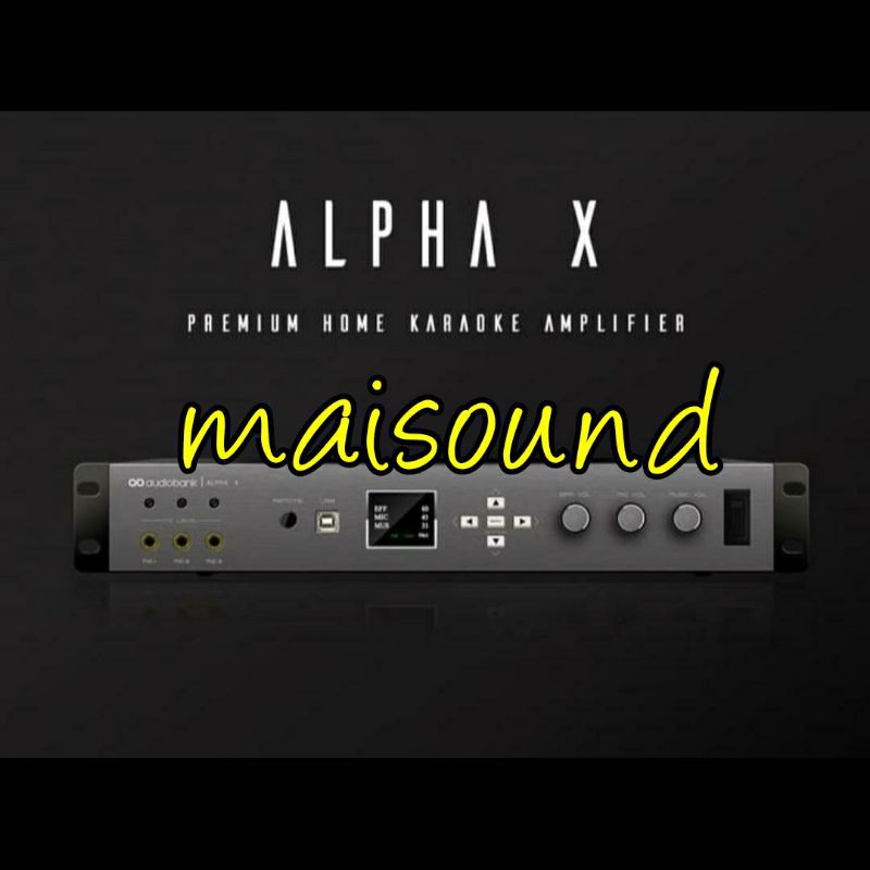 AMPLIFIER AUDIOBANK ALPHA X AMPLI KARAOKE AUDIO BANK ALPHAX ORIGINAL
