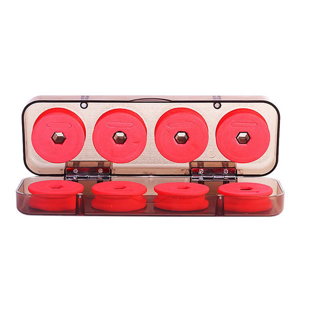 Lanfy Poros Pancing Merah 8/16Pcs Tackle Box Spools