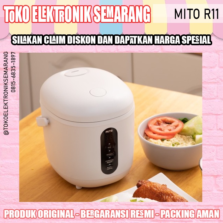 RICE COOKER MAGGICOM DIGITAL R11 R 11 MINI MITO 0.5 LT / 0.5 LITER ORIGINAL GARANSI RESMI