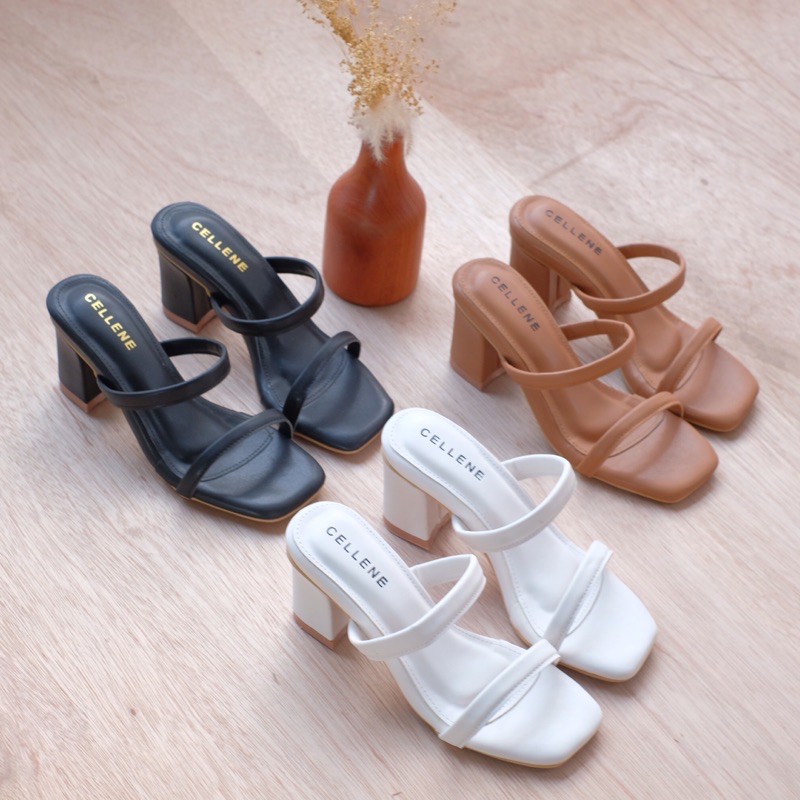 [CELLENE] 2 Strap Bassic Heels