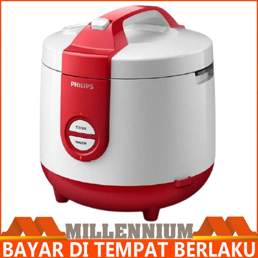 Jual Philips HD3119 Rice Cooker Philips 2 Liter Merah Putih Shopee