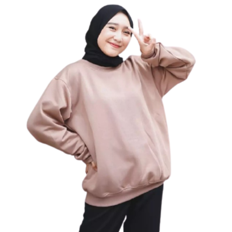 Basic Sweater  Polos Sweater  Oblong Wanita  Shopee  Indonesia