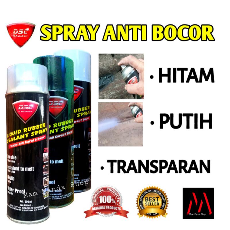 Spray Ajaib Anti Bocor Semprot Rubber Sealant Waterproff Penambal Genting Atap Tembok Bocor