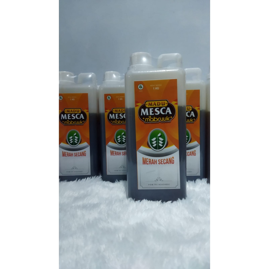 Madu Mesca Mabruuk Merah Secang 1 KG / ASLI / MABRUUK