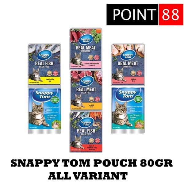 SNAPPY TOM Pouch 85gr All Varian