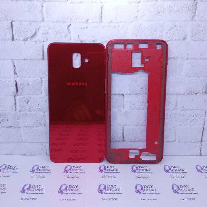 Casing Samsung J6+ J6 Plus J610 Fullset Backdoor Bezel Original Backcover