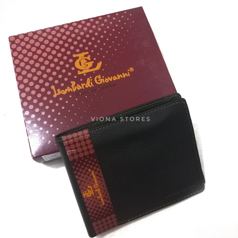 Lombardi Giovanni Dompet Kulit Pria - Coklat