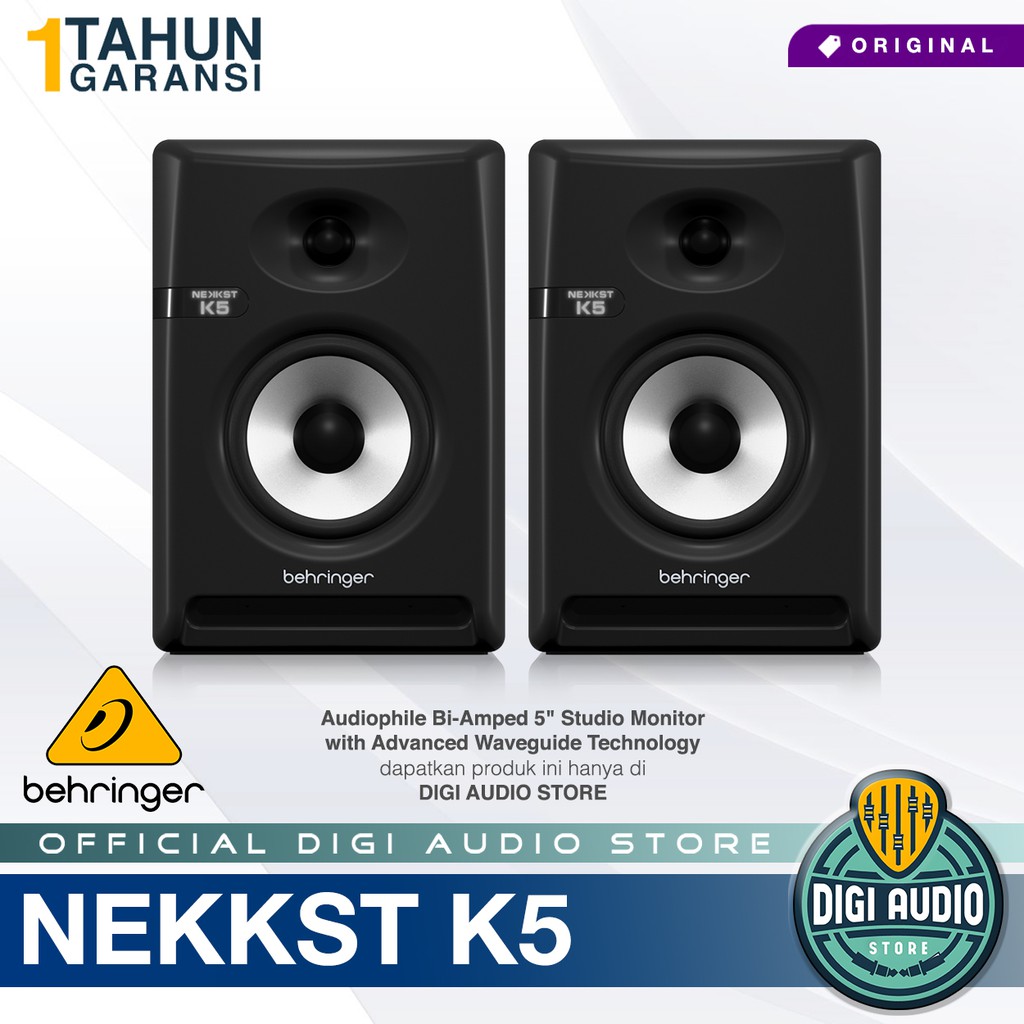 Behringer NEKKST K5 Speaker Studio Monitor Recording Design by KRK K 5