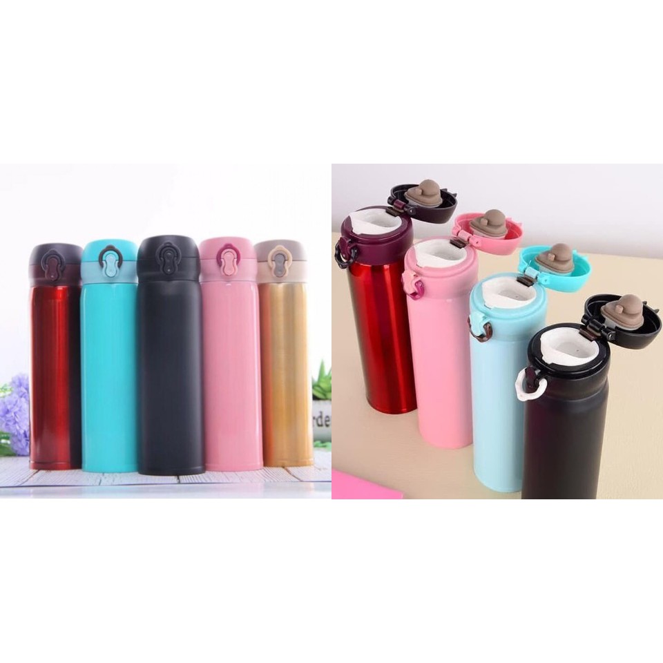 Terbaru Dan Terlaris!! Termos Vacuum Flask Botol Minum Thermos Stainless Steel 500ml