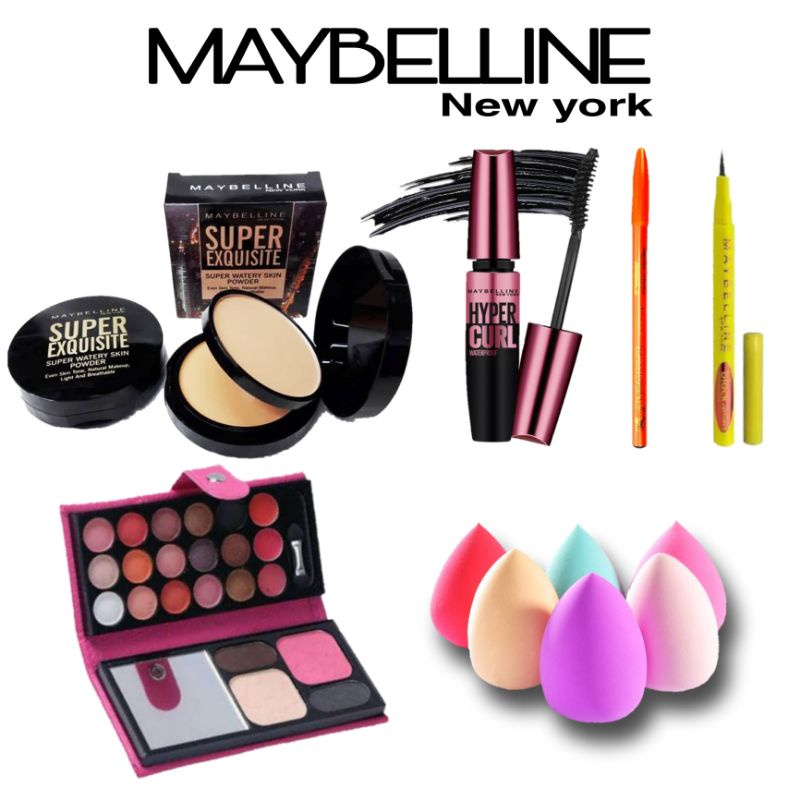 Set Make Up Maybelline 6 In 1 / Paket Kosmetik Maybelline Lengkap 6 In 1