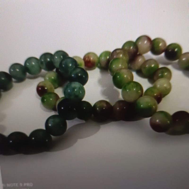 gelang batu akik hijau
