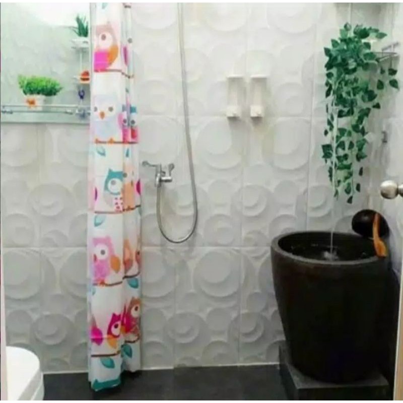 Bak Mandi  Minimalis Marmer Cat Hitam Glossy Readystock Bekasi, FREE ONGKIR BEKASI KOTA