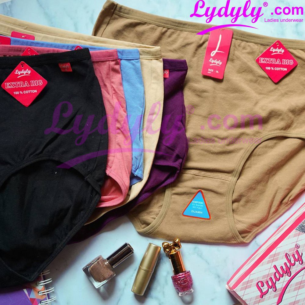 1biji CD LYDYLY JUMBO LD 030 | Celana dalam wanita jumbo | lydyly jumbo | cd lydyly 5L | 4L