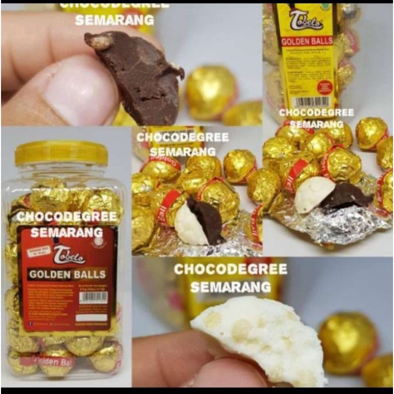 

Coklat Tobelo Golden balls - Coklat enak