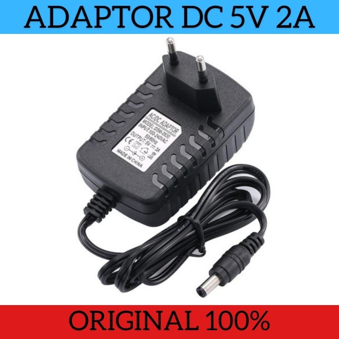 Adaptor 5V 5 Volt 2A Amper Untuk Microcontrol Fingerprint IPCAM CCTV