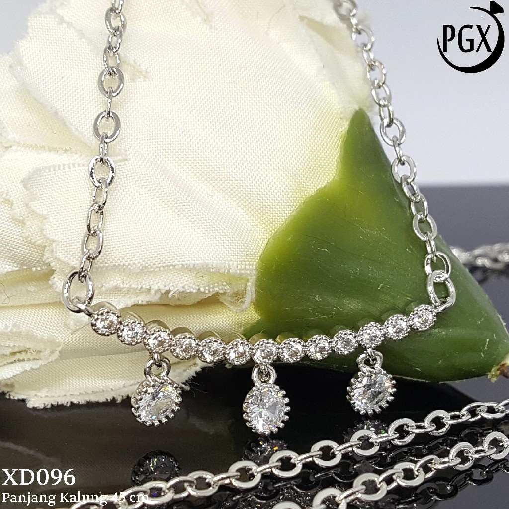 PGX Kalung Wanita Xuping Perhiasan Lapis Emas Aksesoris Fashion Premium - XD096