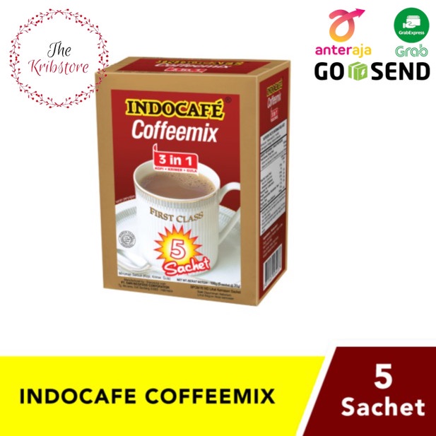 

INDOCAFE Coffeemix Kopi Instan Isi 5 Sachet Box @20 gr